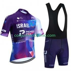 Conjunto Maillot + Culotte Corto con tirantes Israel 2023